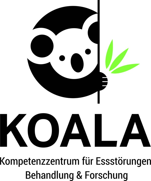 Das Logo von KOALA zeigt einen Koala-Bären mit grünem Blatt.