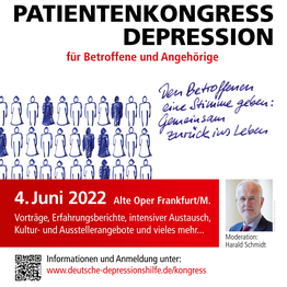 Plakat mit Informationen zum 6. Deutschen Patientenkongress