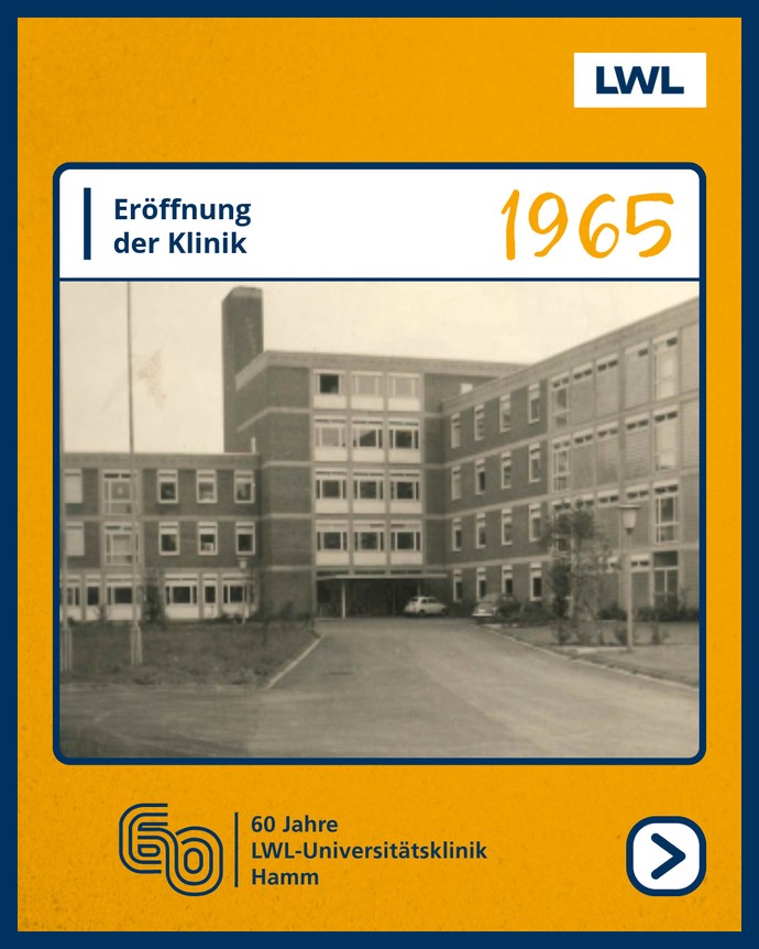 Die Klinik im Jahr 1965 Die Klinik im Jahr 1965