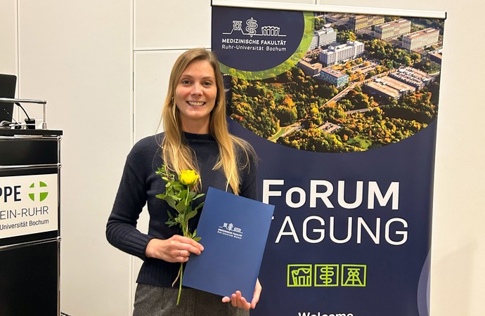 Charlotte Milewczyk, Medizinstudentin an der LWL-Universitätsklinik Hamm